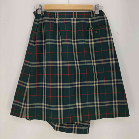 バーバリーズ BURBERRYS 90s 緑タグ ノバチェック 巻きスカート レディース import:L